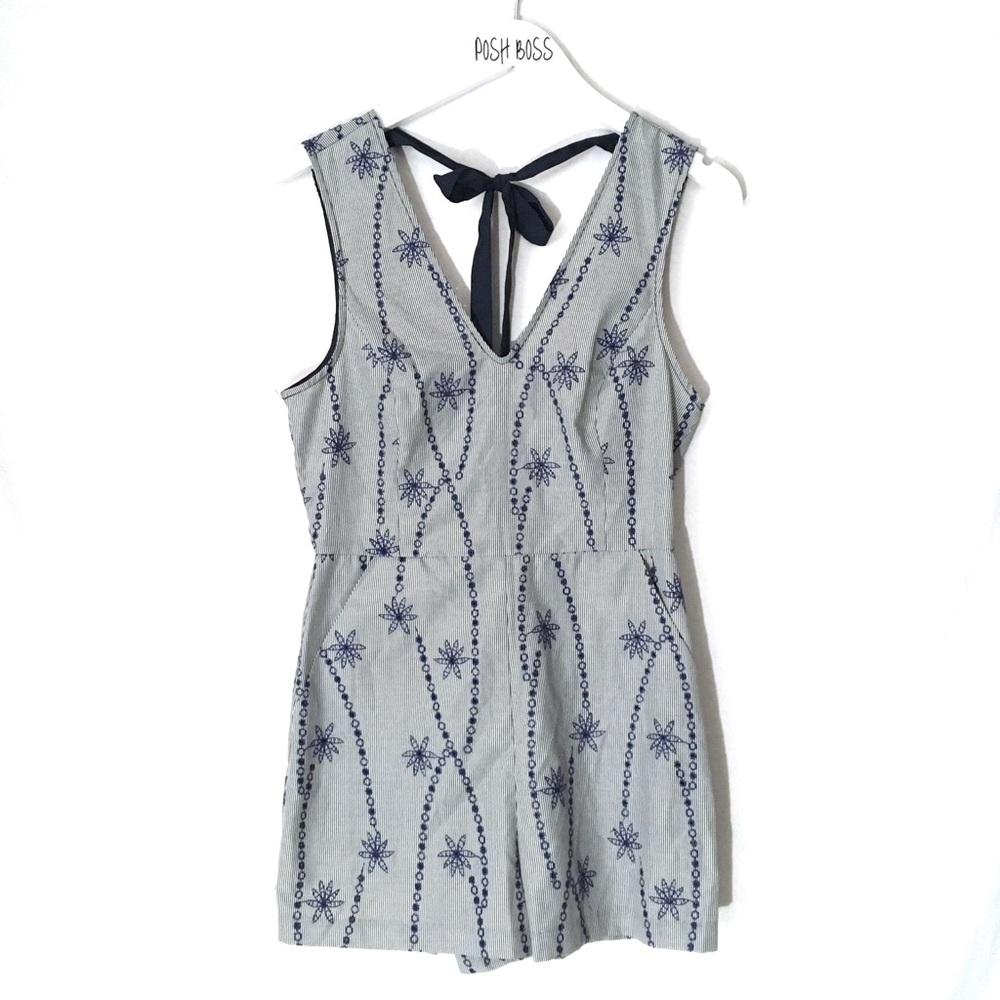 Nwt Bcbgeneration Stripe Romper - image 2